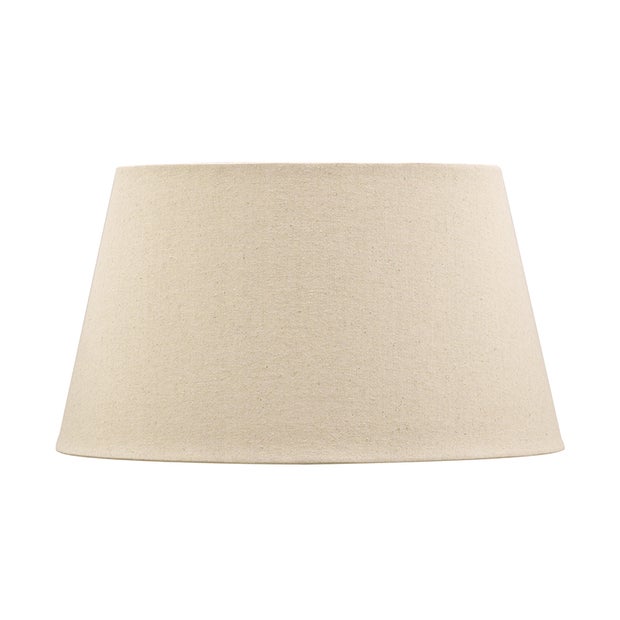 OATMEAL 46CM TAPERED DRUM LAMPSHADE