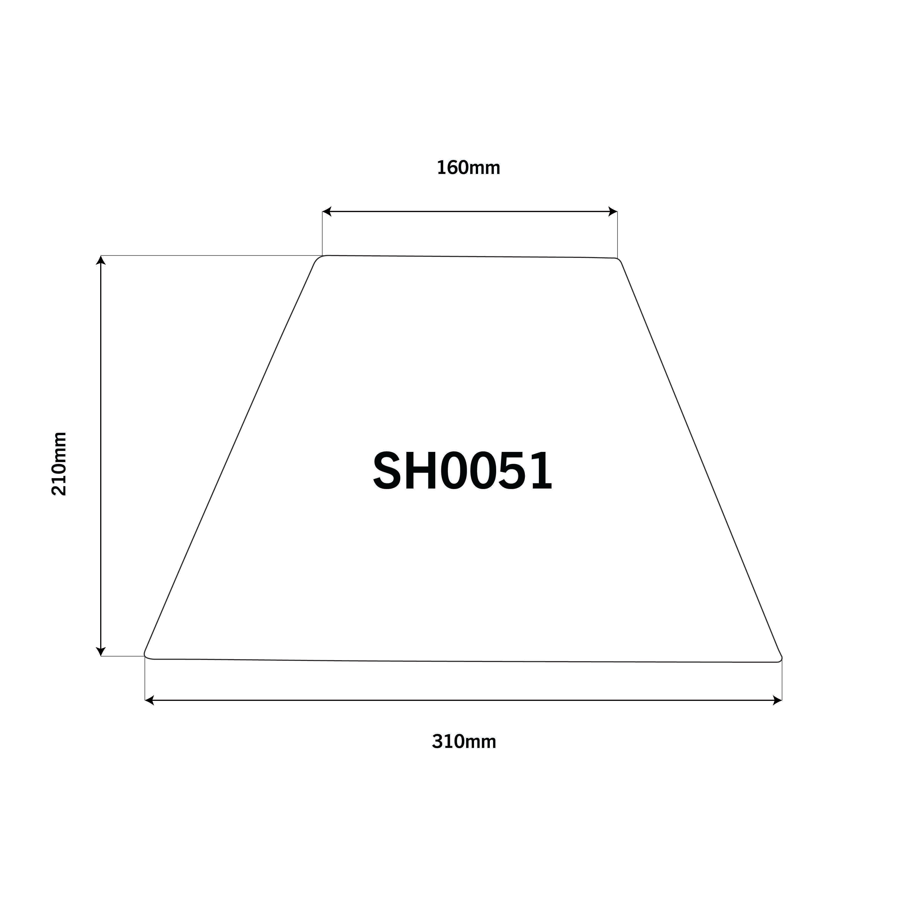 BISCOTTI 31CM SQUARE LAMPSHADE