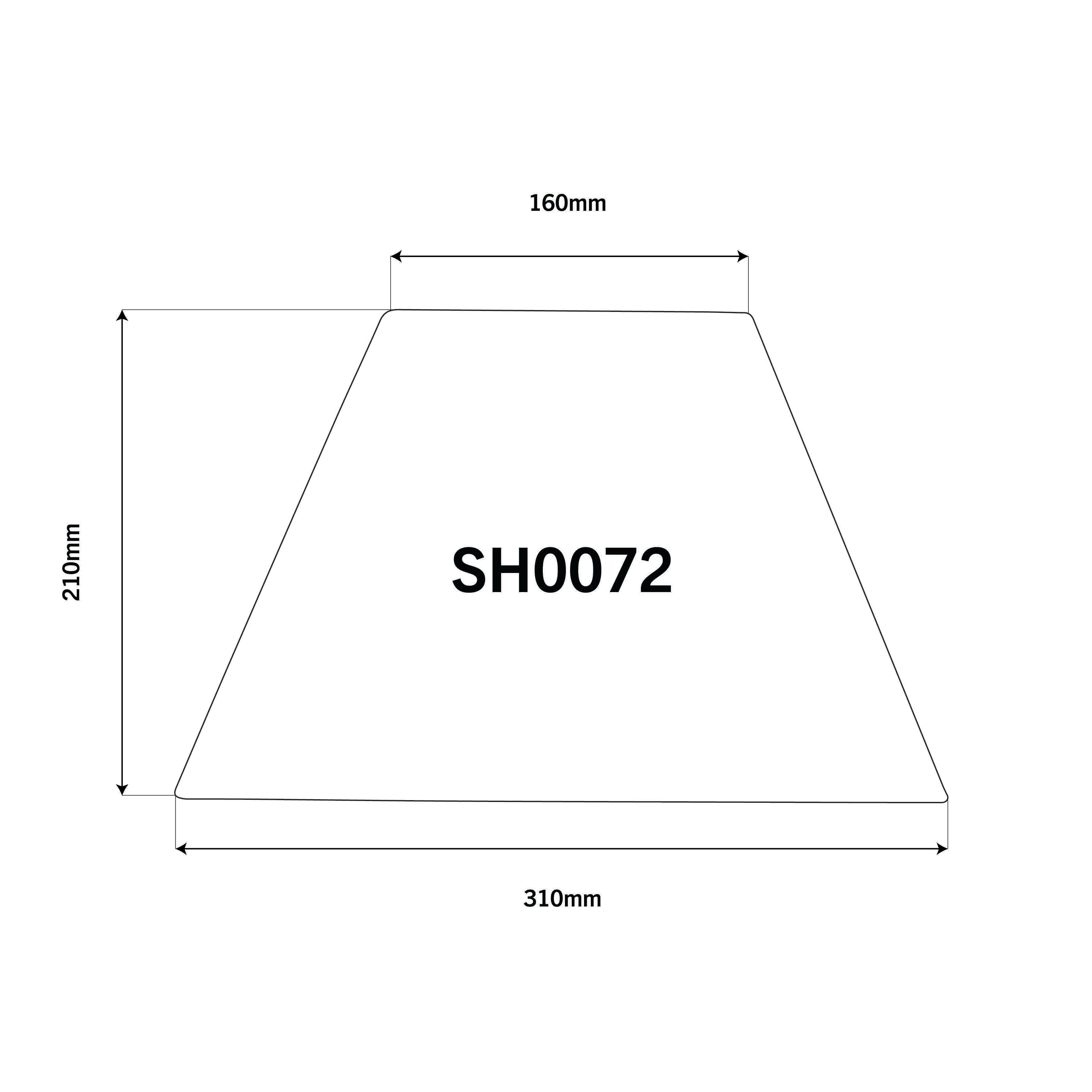 Raw Linen 31cm Square Lampshade