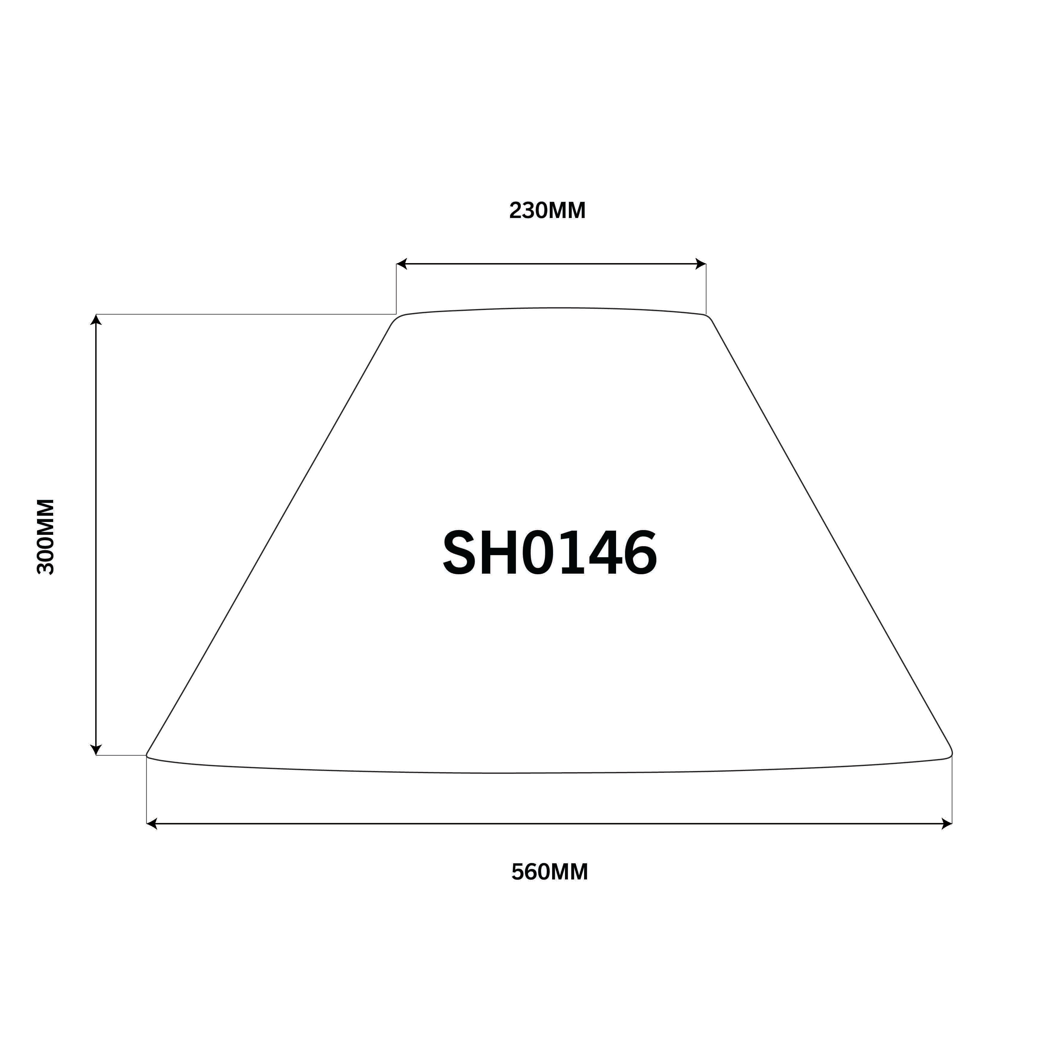 OATMEAL 56CM LAMPSHADE