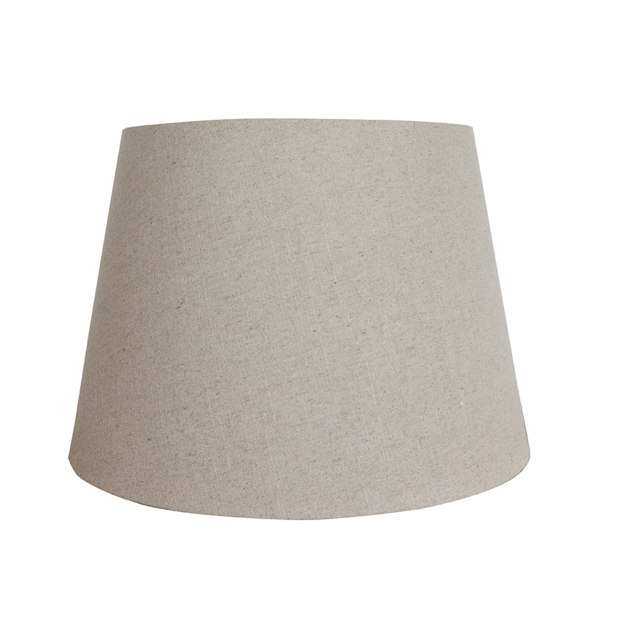 Raw Linen Tall Drum 46cm Lampshade