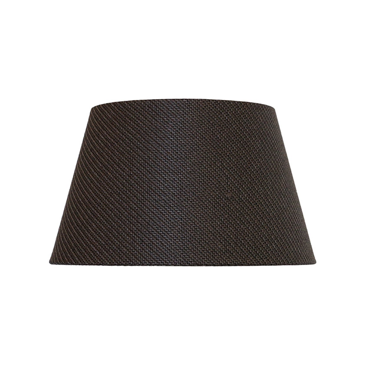Woven Charcoal 36cm Tapered Drum Lampshade