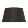 Woven Charcoal 41cm Tapered Drum Lampshade