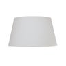 White Linen Tall Drum 46cm Lampshade