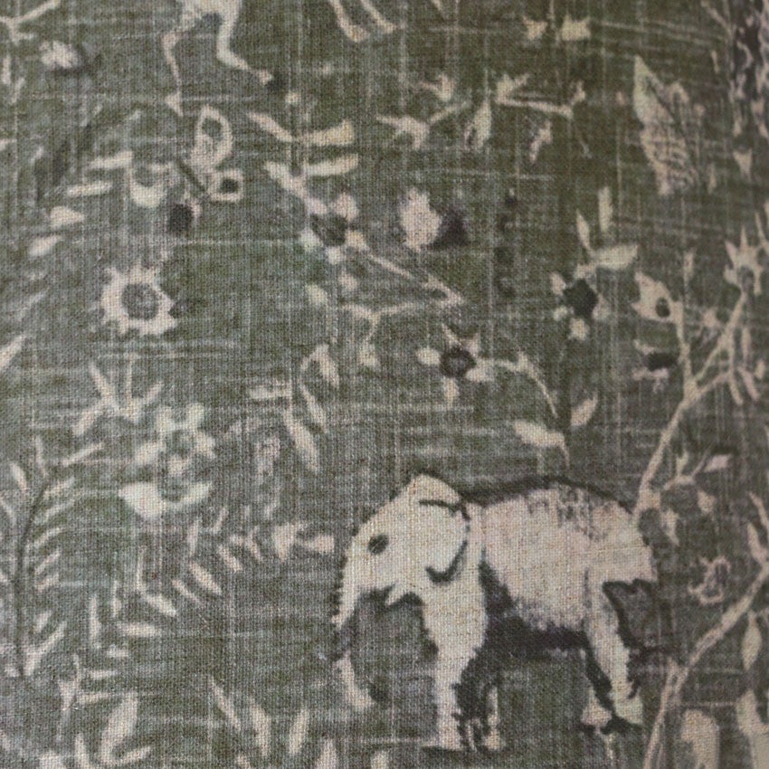 Sage Jungle Tall Drum 46cm Lampshade