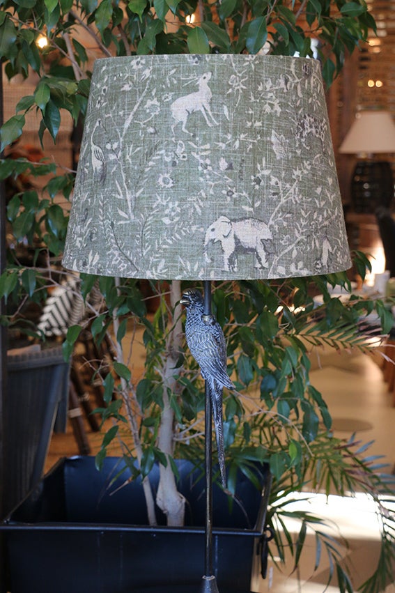 Sage Jungle Tall Drum 46cm Lampshade