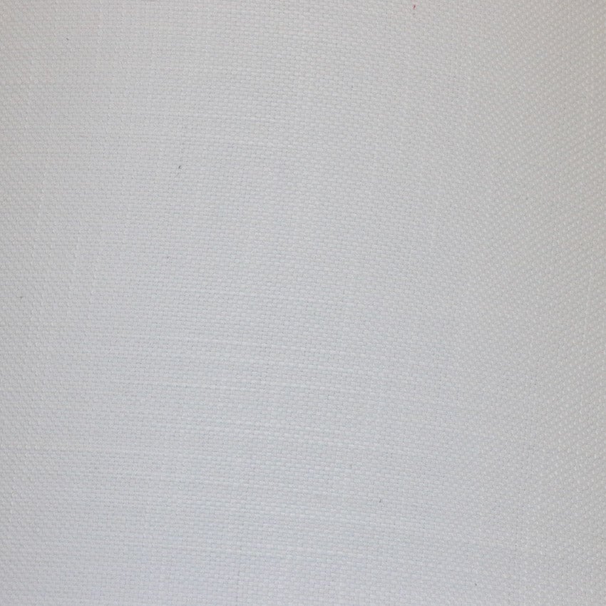 White Linen Tall Drum 46cm Lampshade