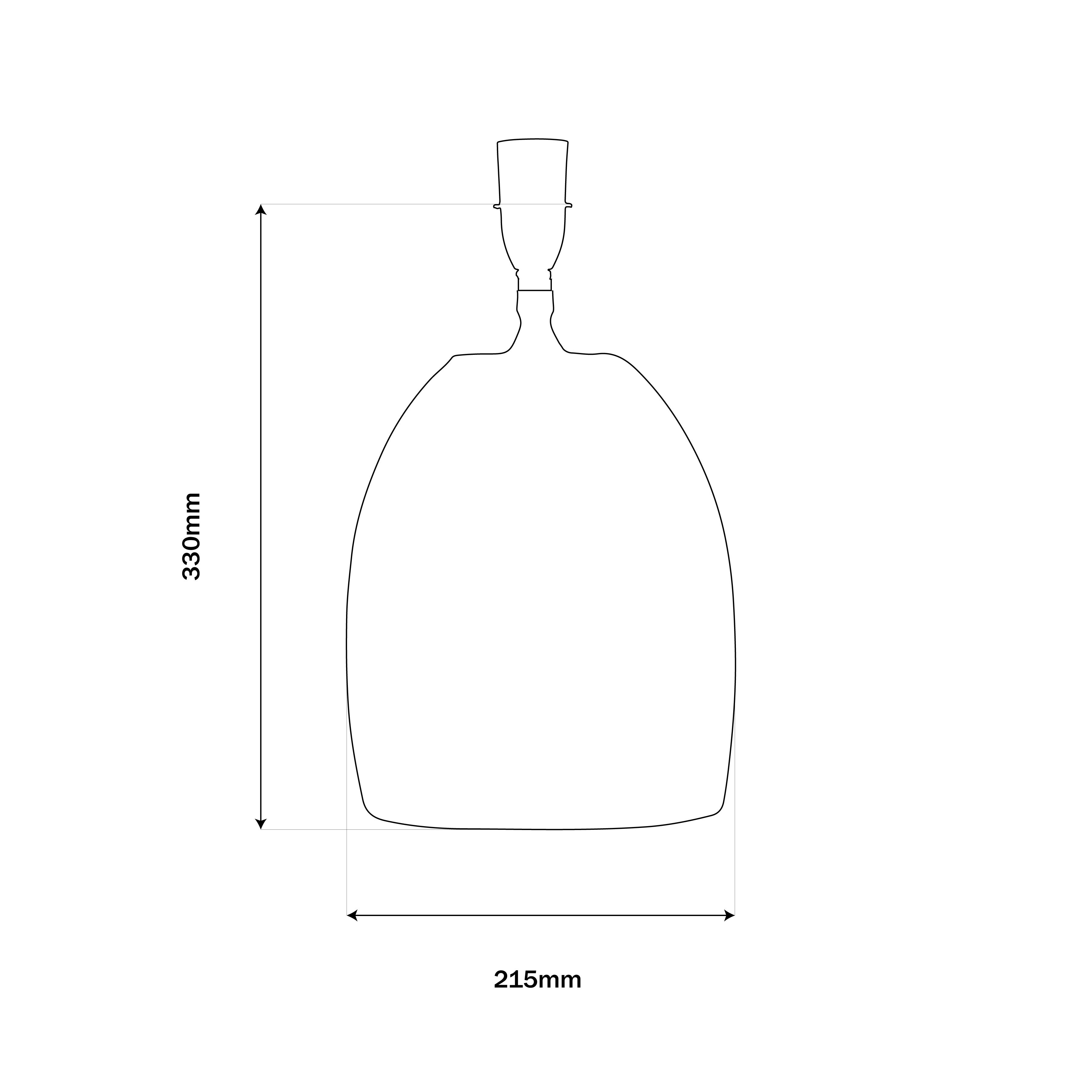 Seafoam Glass Lamp Base