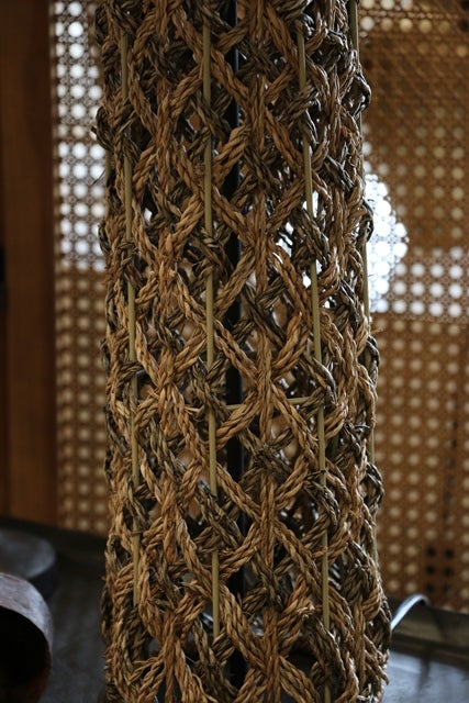 Palm Island Jute Lamp Base