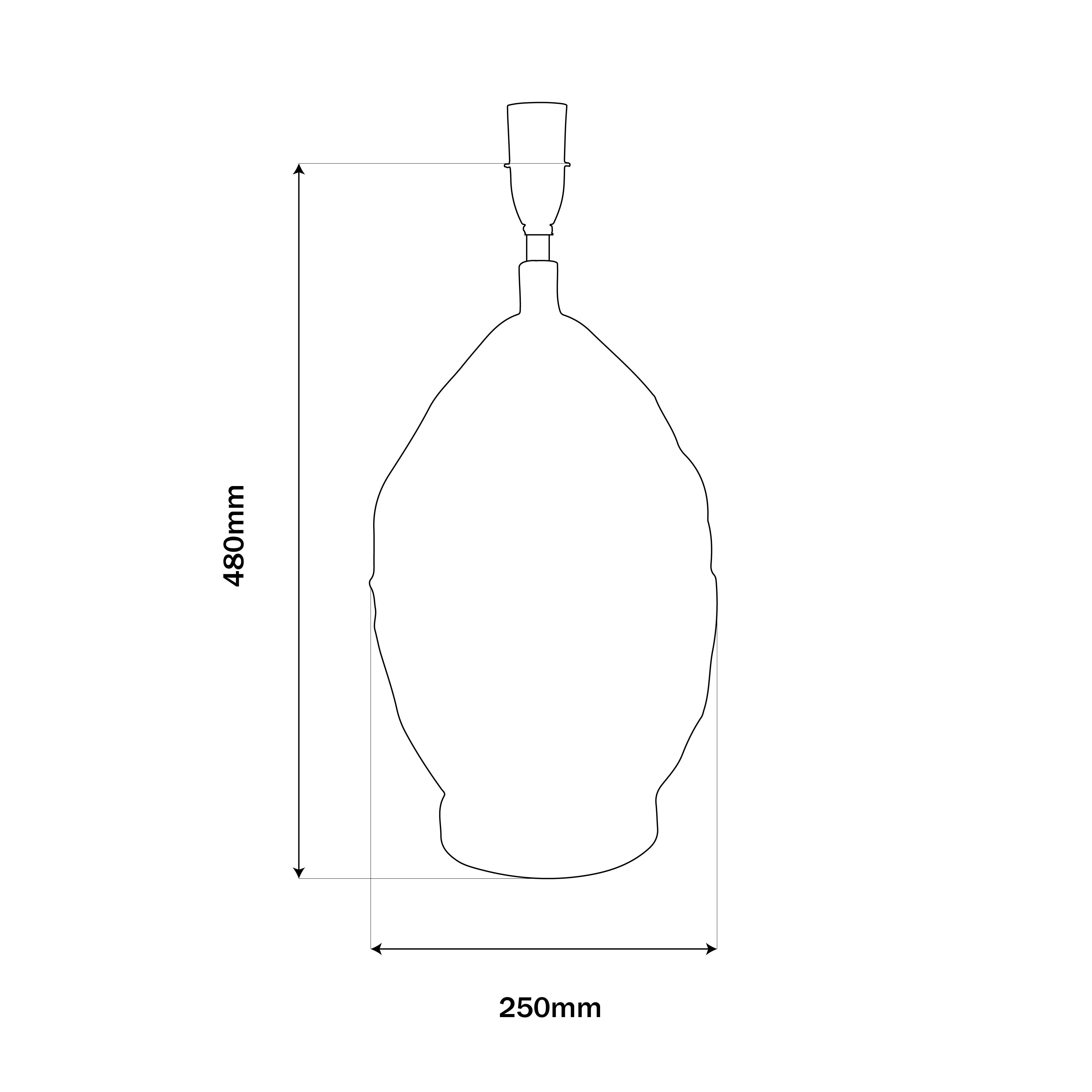 Bali Bamboo Lamp Base