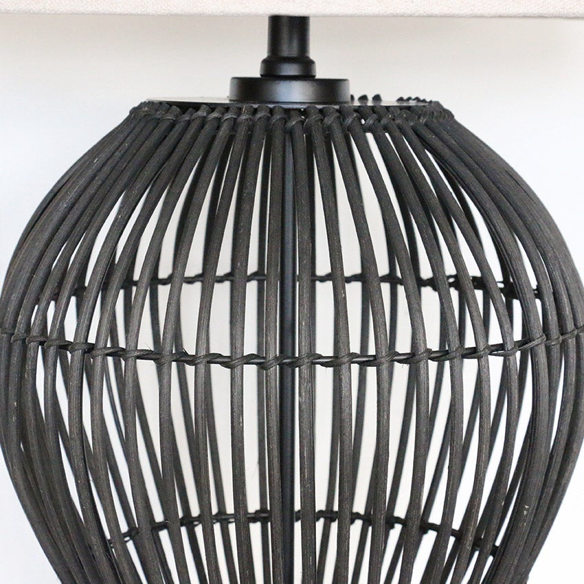 Bahama Black Table Lamp Base