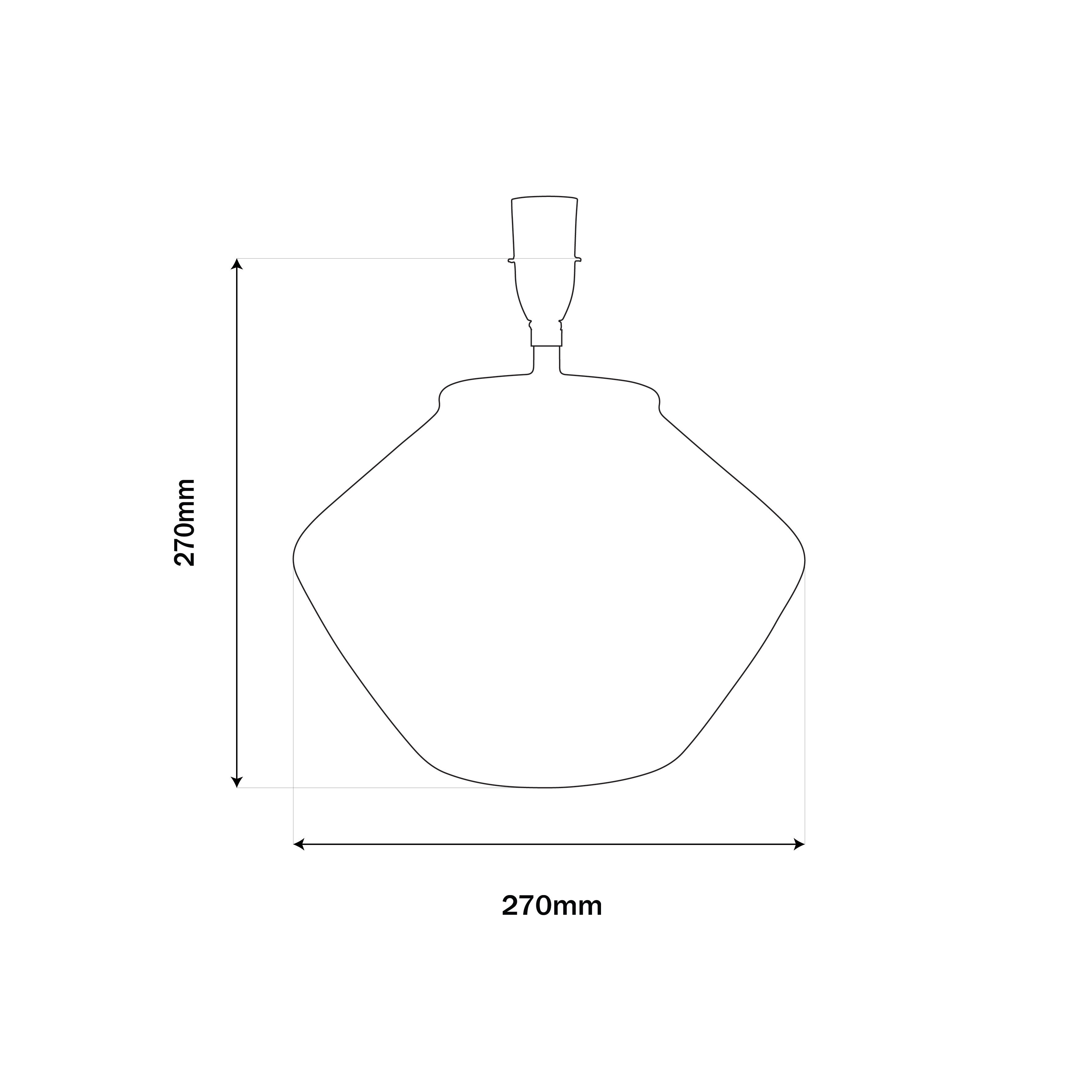 Waiheke White Lamp Base