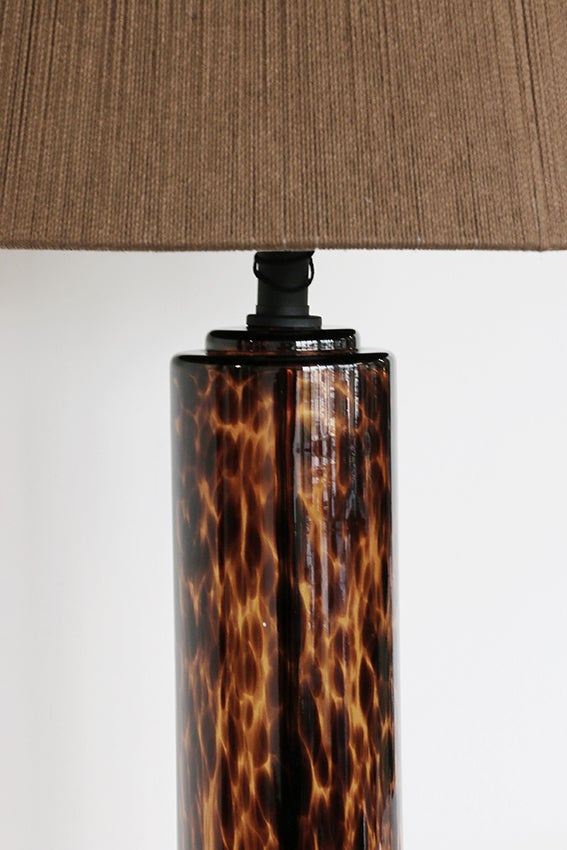 Leopard Glass Table Lamp Base