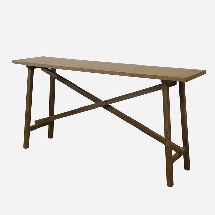 Omaha Console in Weathered Oak