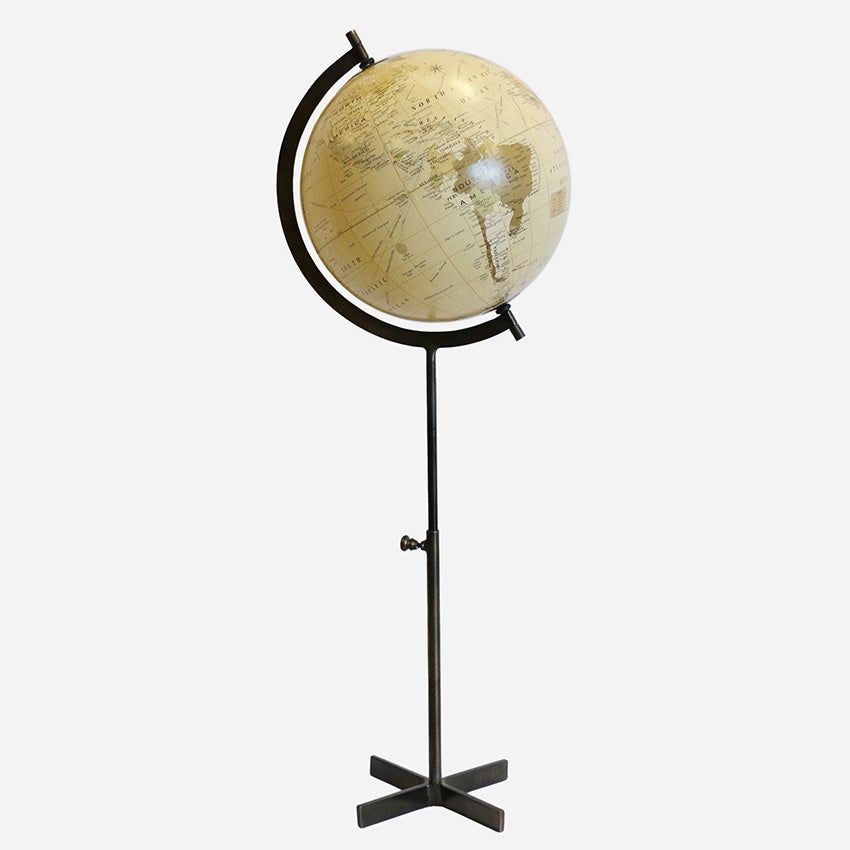 World Globe on Stand