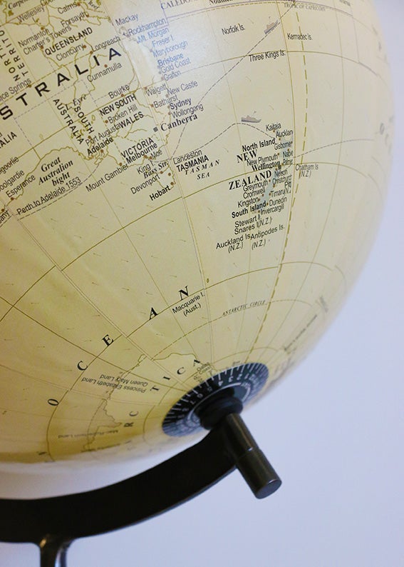 World Globe on Stand