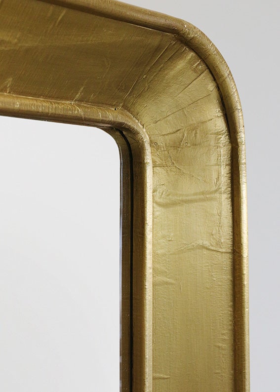 Capri Mirror in Antique Brass Finish