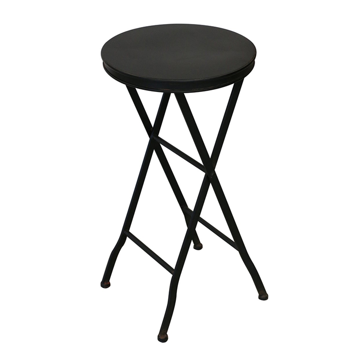 Parisian Style Occasional Table Black Metal