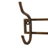 Iron 3 Hook in Antique Brass Finish