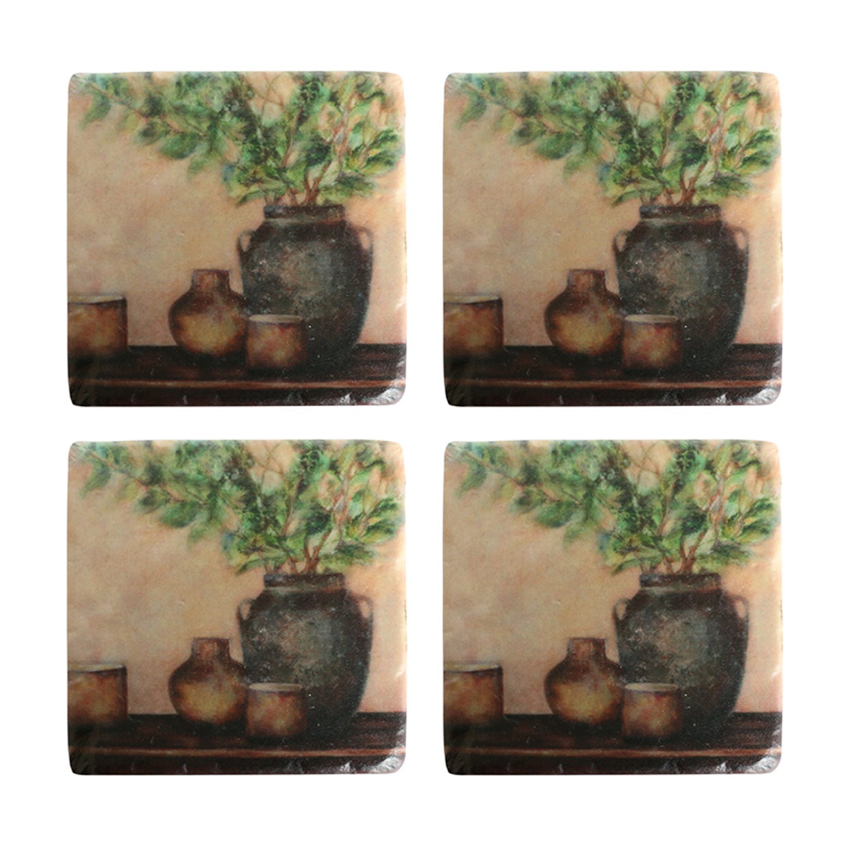 TUSCAN COASTER SETS (2 SETS OF 4 PIECES)