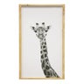 Framed Giraffe Wall Print AUTUM SPECIAL