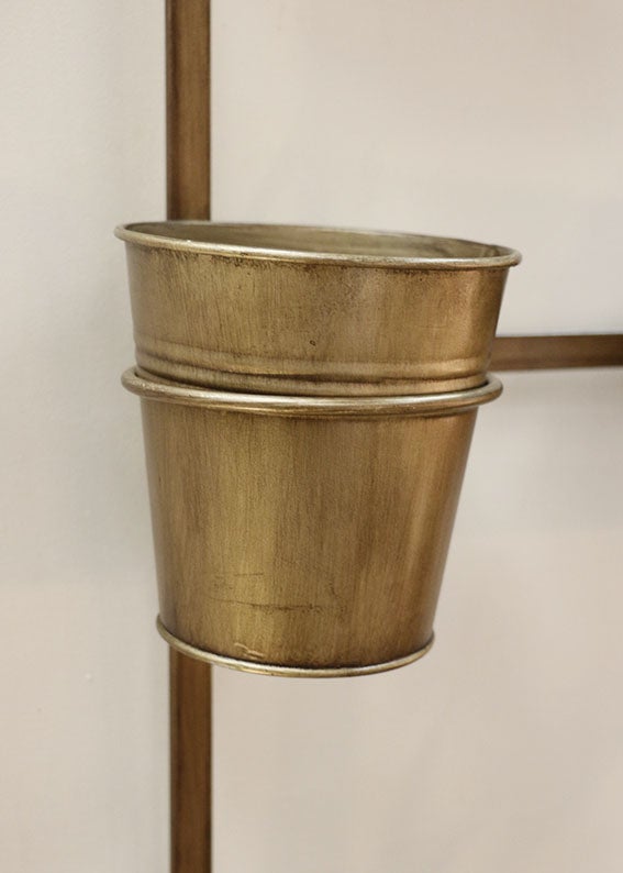 Wall Hanging Planter Rack- 6 Pots