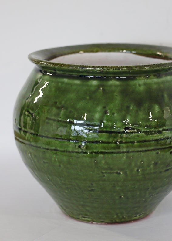 Tuscan Style Sofia Urn Medium in Green