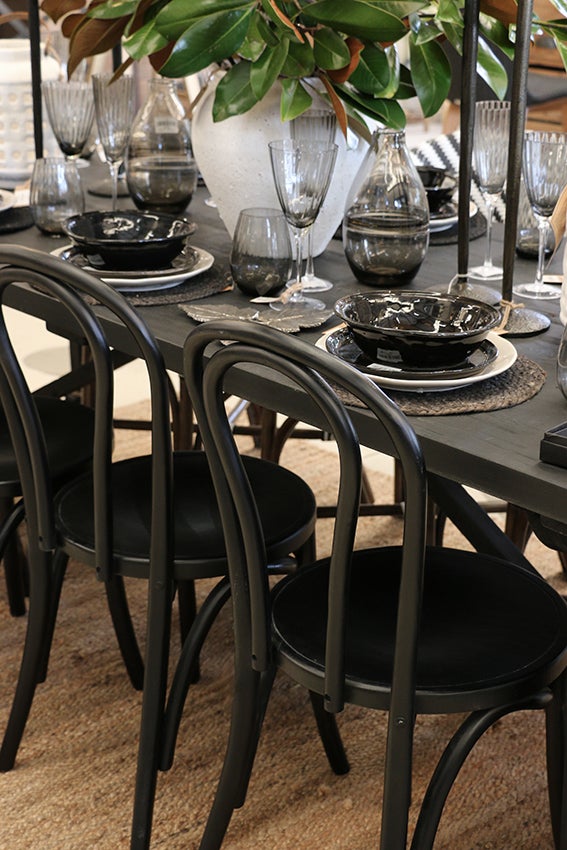 BENTWOOD CAFE CHAIR BLACK STAIN