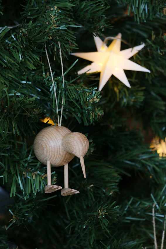 Little Wooden Hanging Kiwi