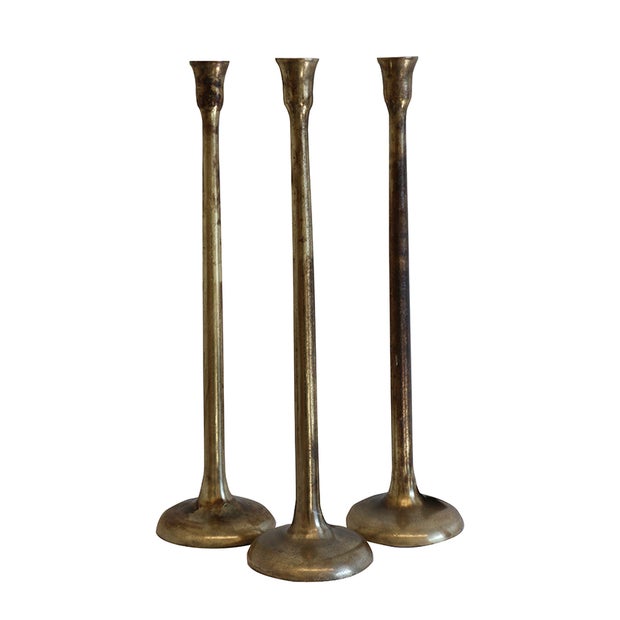 Haveli Candlestick in Antique Brass Finish 610H