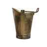 Set of 2 Coal Bucket in Antique Brass Finish Assorted